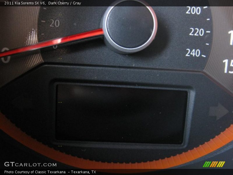 Dark Cherry / Gray 2011 Kia Sorento SX V6