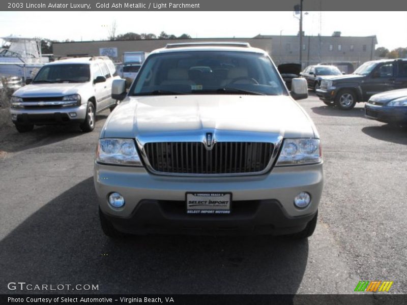 Gold Ash Metallic / Light Parchment 2003 Lincoln Aviator Luxury