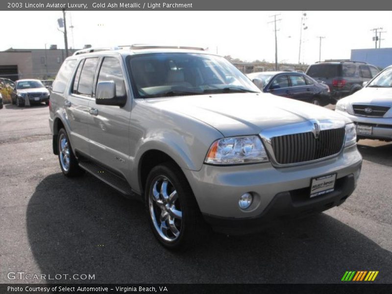 Gold Ash Metallic / Light Parchment 2003 Lincoln Aviator Luxury