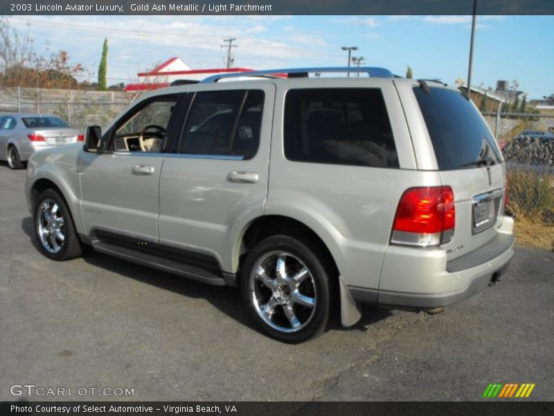 Gold Ash Metallic / Light Parchment 2003 Lincoln Aviator Luxury