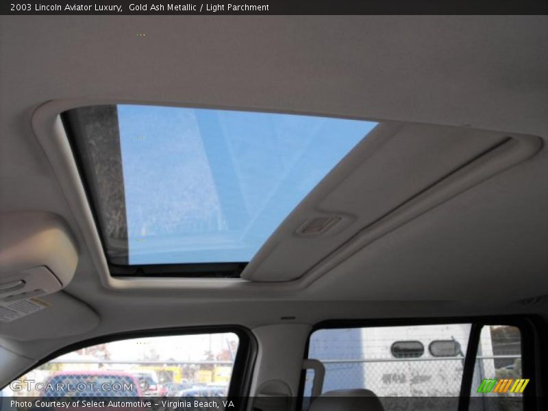 Gold Ash Metallic / Light Parchment 2003 Lincoln Aviator Luxury