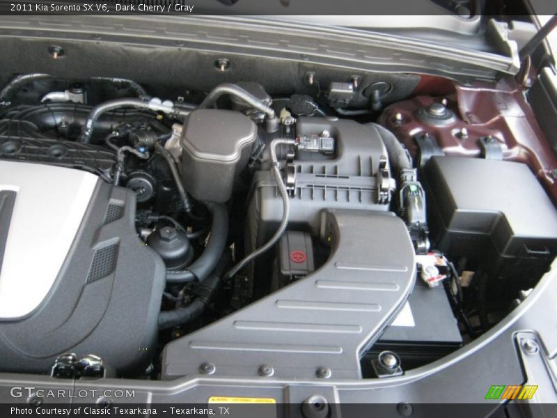 Dark Cherry / Gray 2011 Kia Sorento SX V6