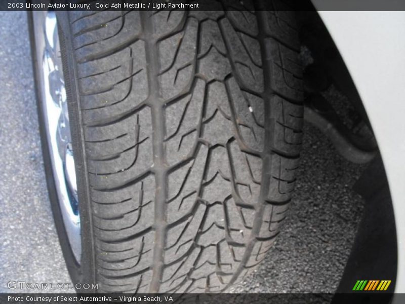Gold Ash Metallic / Light Parchment 2003 Lincoln Aviator Luxury