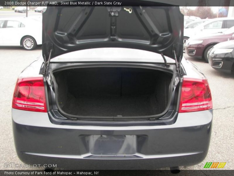 Steel Blue Metallic / Dark Slate Gray 2008 Dodge Charger R/T AWD
