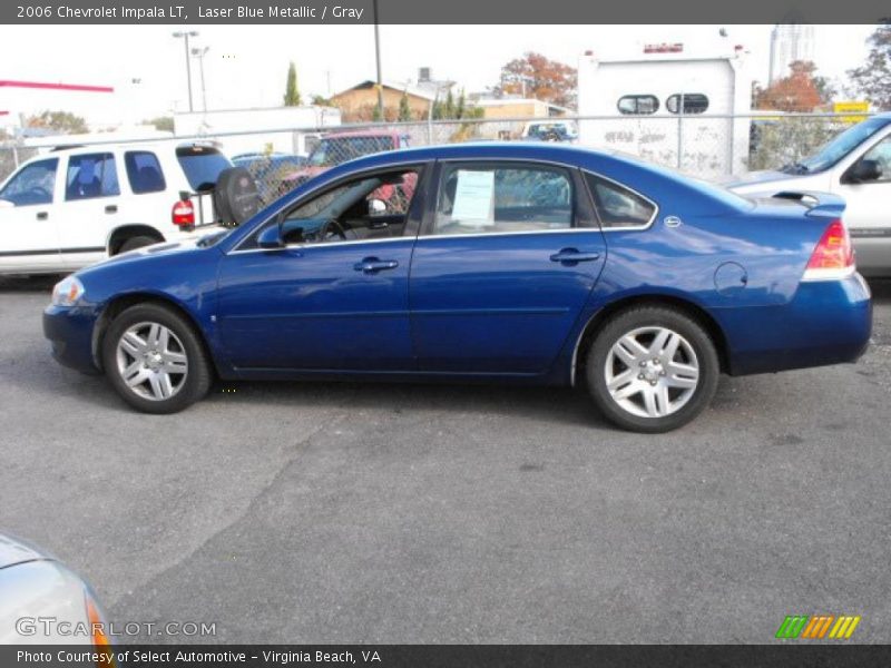 Laser Blue Metallic / Gray 2006 Chevrolet Impala LT