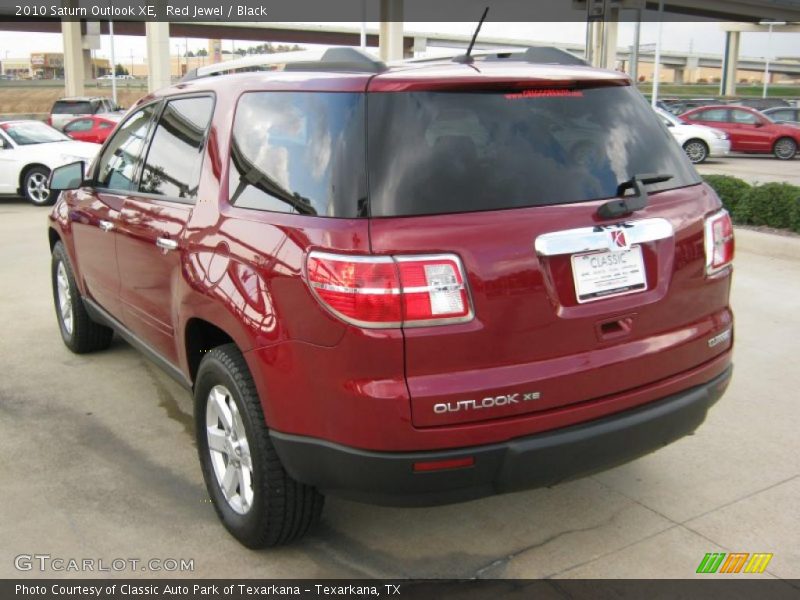 Red Jewel / Black 2010 Saturn Outlook XE