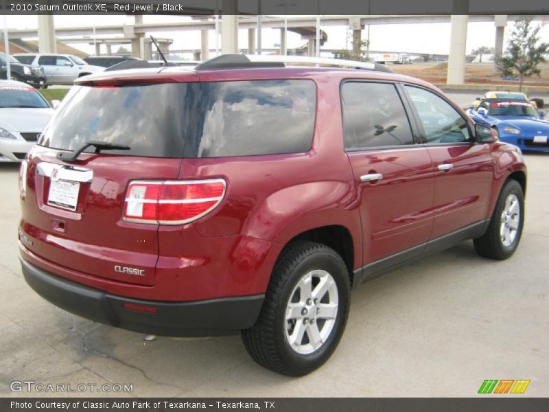 Red Jewel / Black 2010 Saturn Outlook XE