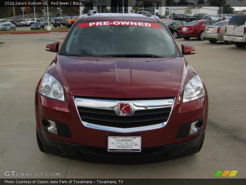 Red Jewel / Black 2010 Saturn Outlook XE