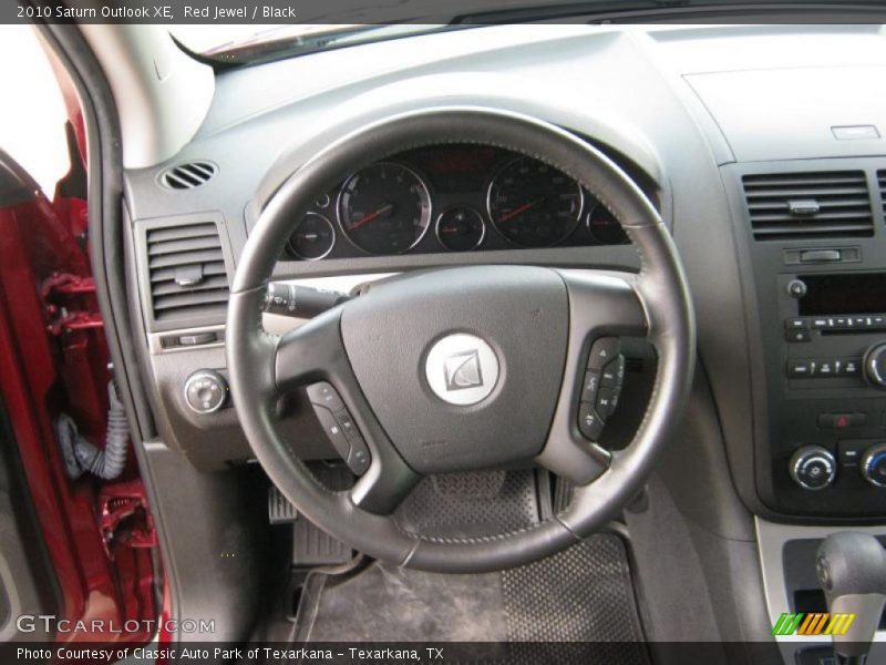 Red Jewel / Black 2010 Saturn Outlook XE