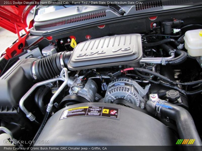  2011 Dakota Big Horn Extended Cab Engine - 3.7 Liter SOHC 12-Valve Magnum V6