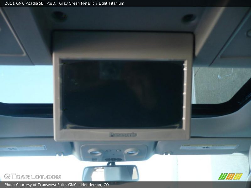 Gray Green Metallic / Light Titanium 2011 GMC Acadia SLT AWD