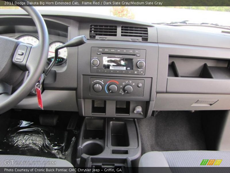 Flame Red / Dark Slate Gray/Medium Slate Gray 2011 Dodge Dakota Big Horn Extended Cab