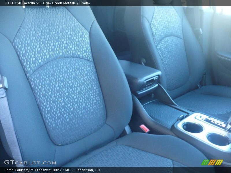 Gray Green Metallic / Ebony 2011 GMC Acadia SL