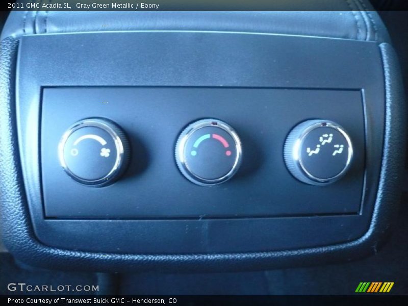 Gray Green Metallic / Ebony 2011 GMC Acadia SL