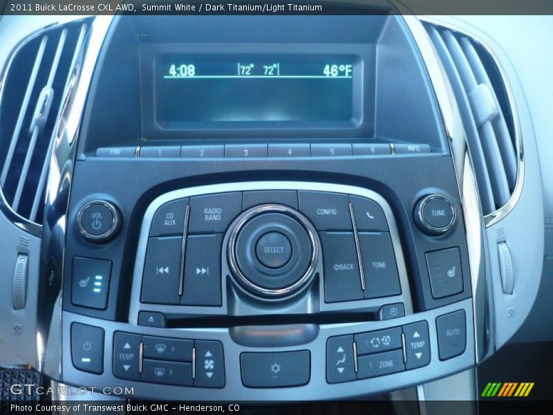 Controls of 2011 LaCrosse CXL AWD