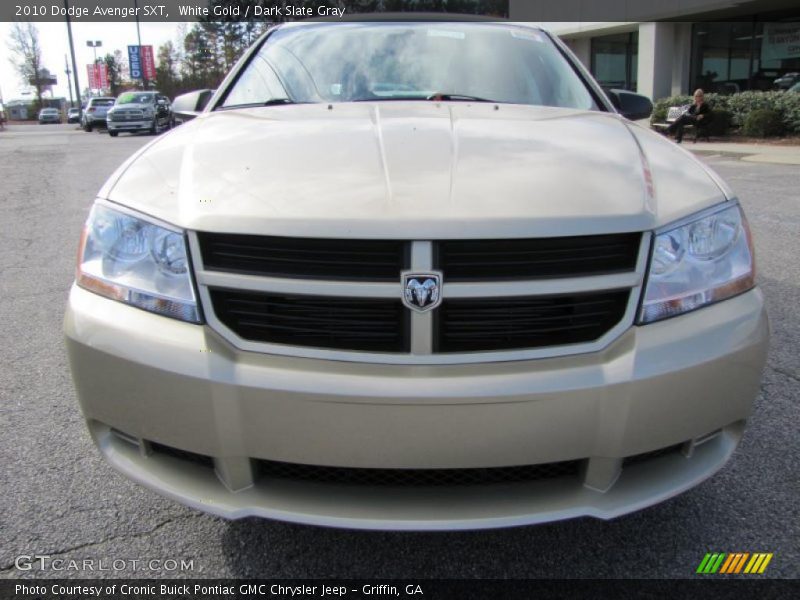 White Gold / Dark Slate Gray 2010 Dodge Avenger SXT