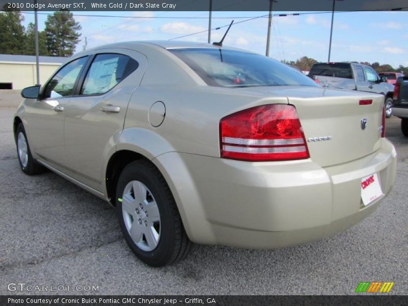 White Gold / Dark Slate Gray 2010 Dodge Avenger SXT