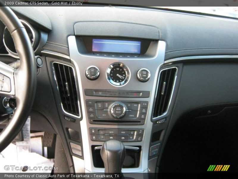 Gold Mist / Ebony 2009 Cadillac CTS Sedan