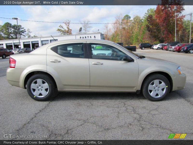 White Gold / Dark Slate Gray 2010 Dodge Avenger SXT