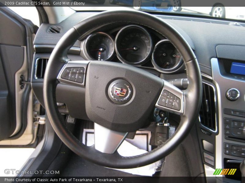 Gold Mist / Ebony 2009 Cadillac CTS Sedan