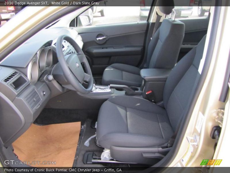 White Gold / Dark Slate Gray 2010 Dodge Avenger SXT