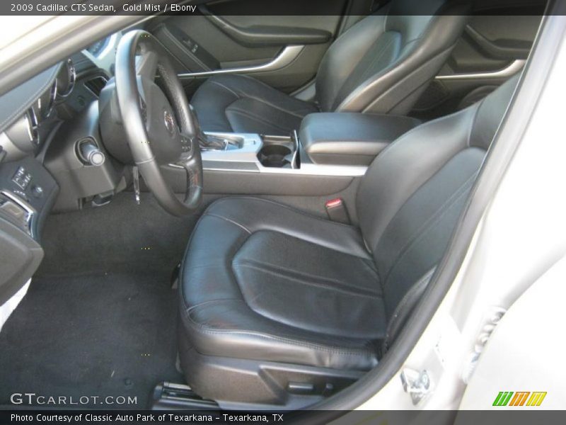 Gold Mist / Ebony 2009 Cadillac CTS Sedan