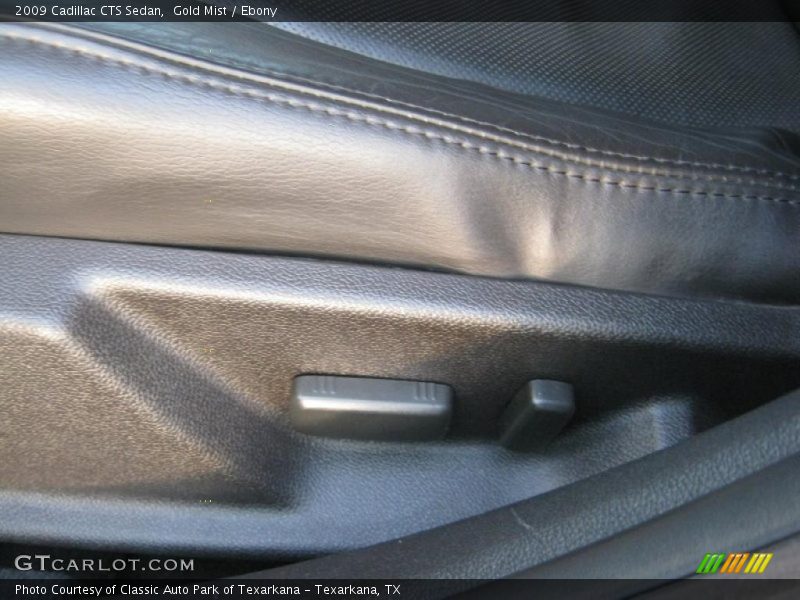 Gold Mist / Ebony 2009 Cadillac CTS Sedan