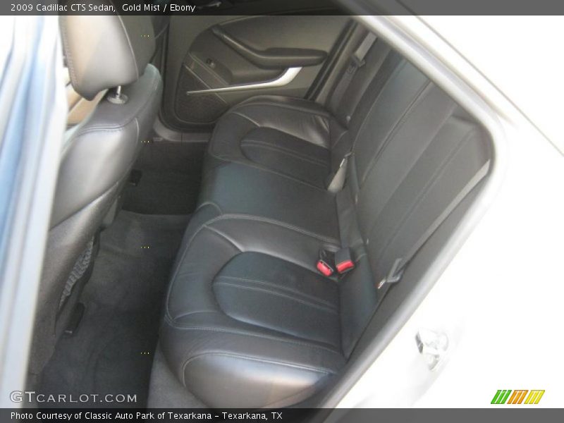 Gold Mist / Ebony 2009 Cadillac CTS Sedan