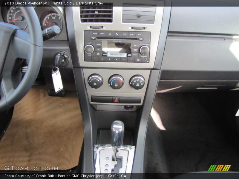 White Gold / Dark Slate Gray 2010 Dodge Avenger SXT