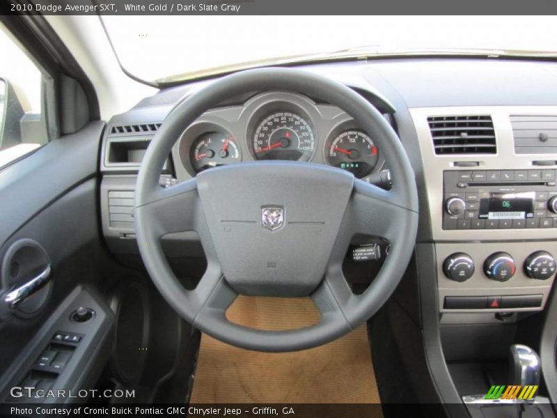 White Gold / Dark Slate Gray 2010 Dodge Avenger SXT