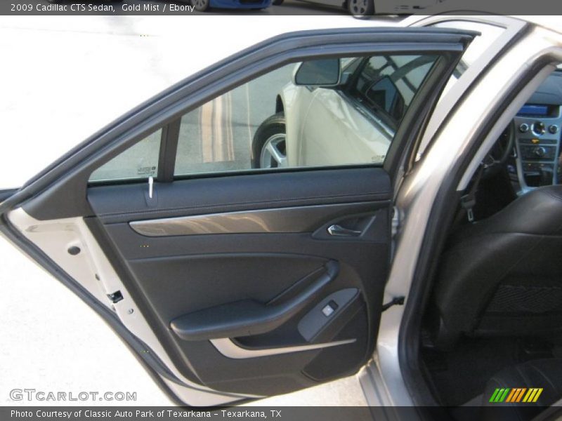 Gold Mist / Ebony 2009 Cadillac CTS Sedan