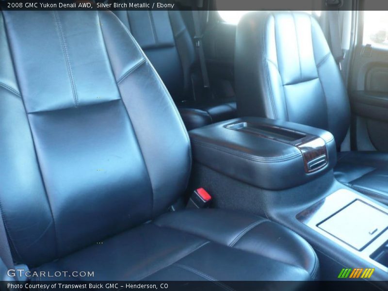 Silver Birch Metallic / Ebony 2008 GMC Yukon Denali AWD