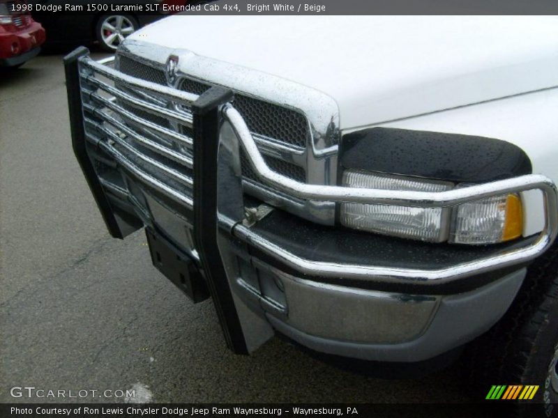 Bright White / Beige 1998 Dodge Ram 1500 Laramie SLT Extended Cab 4x4