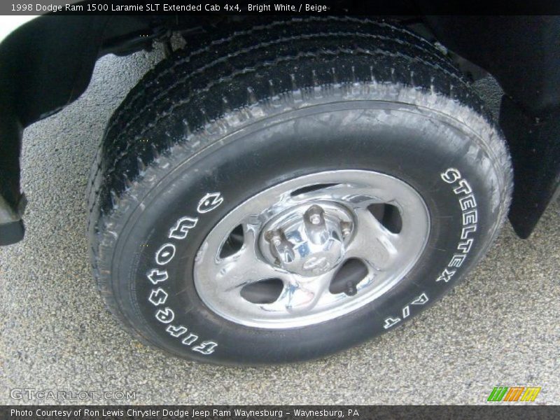 Bright White / Beige 1998 Dodge Ram 1500 Laramie SLT Extended Cab 4x4