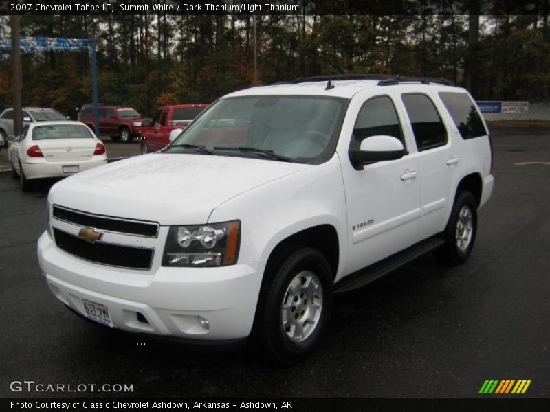 Summit White / Dark Titanium/Light Titanium 2007 Chevrolet Tahoe LT