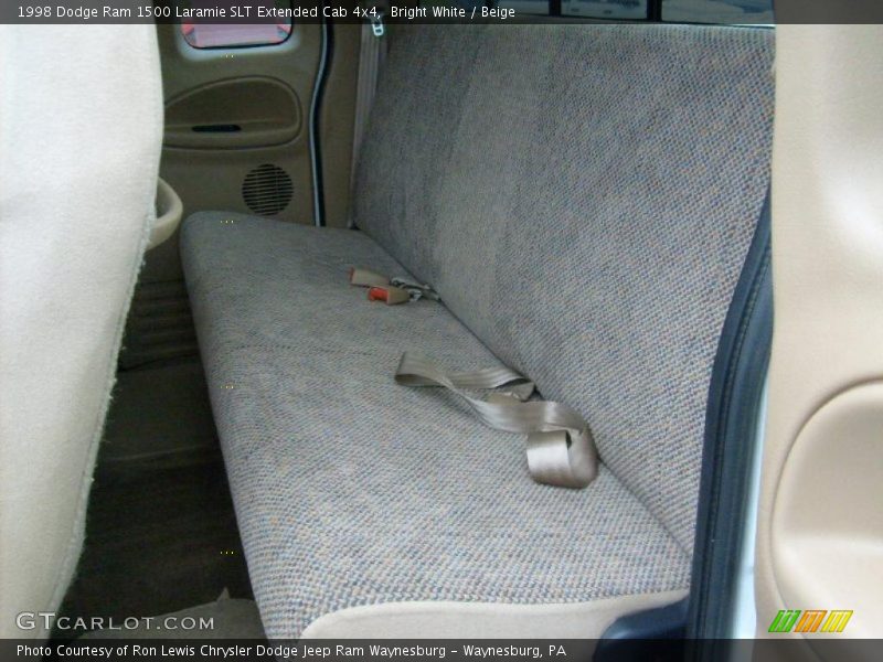 Bright White / Beige 1998 Dodge Ram 1500 Laramie SLT Extended Cab 4x4