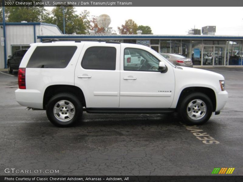 Summit White / Dark Titanium/Light Titanium 2007 Chevrolet Tahoe LT