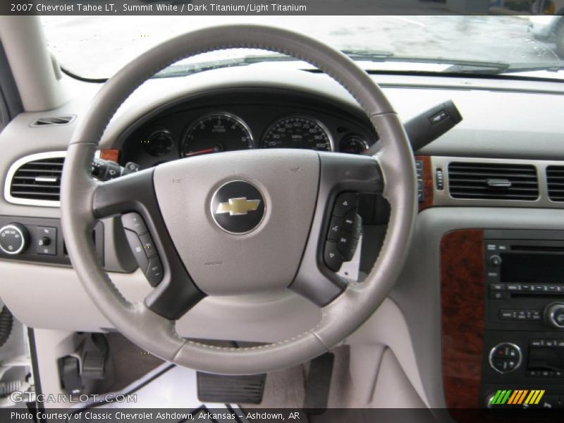 Summit White / Dark Titanium/Light Titanium 2007 Chevrolet Tahoe LT