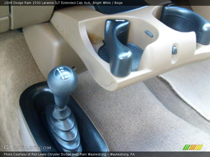 Bright White / Beige 1998 Dodge Ram 1500 Laramie SLT Extended Cab 4x4