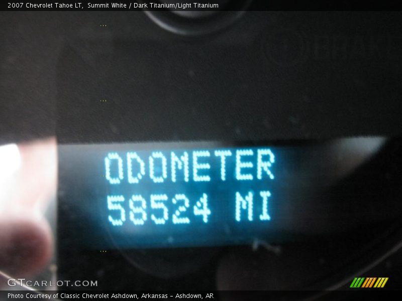 Summit White / Dark Titanium/Light Titanium 2007 Chevrolet Tahoe LT