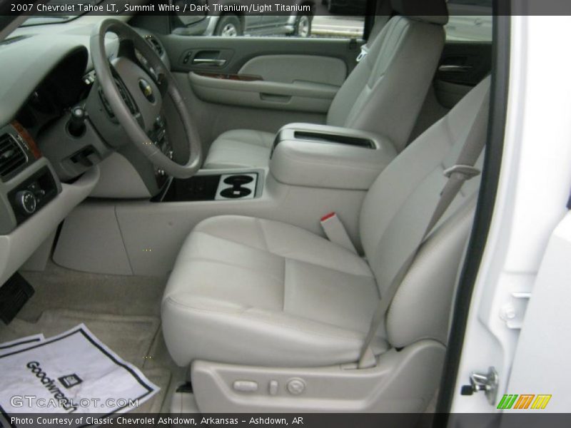 Summit White / Dark Titanium/Light Titanium 2007 Chevrolet Tahoe LT