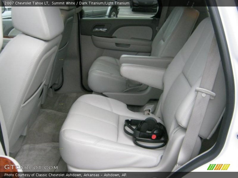 Summit White / Dark Titanium/Light Titanium 2007 Chevrolet Tahoe LT