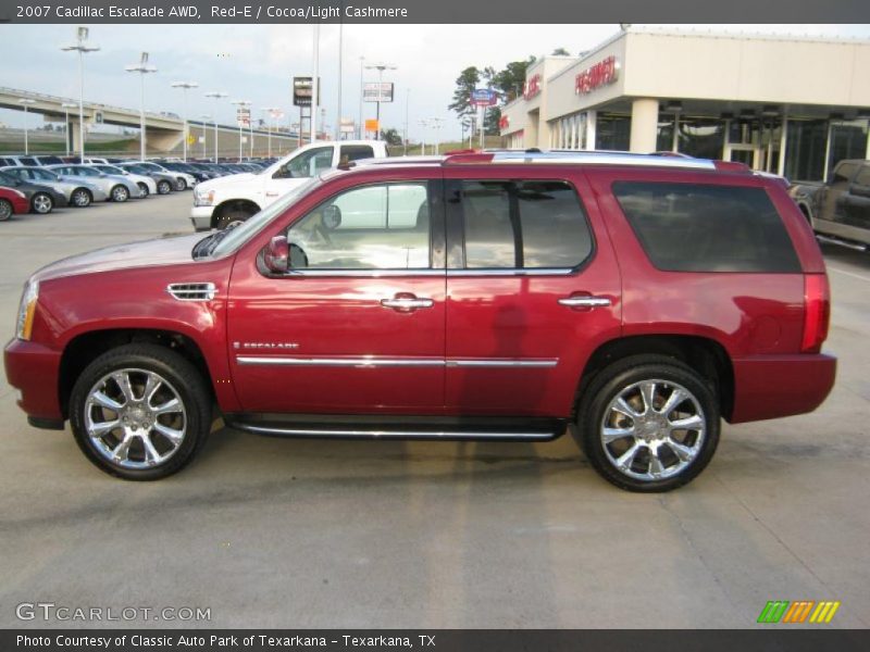 Red-E / Cocoa/Light Cashmere 2007 Cadillac Escalade AWD