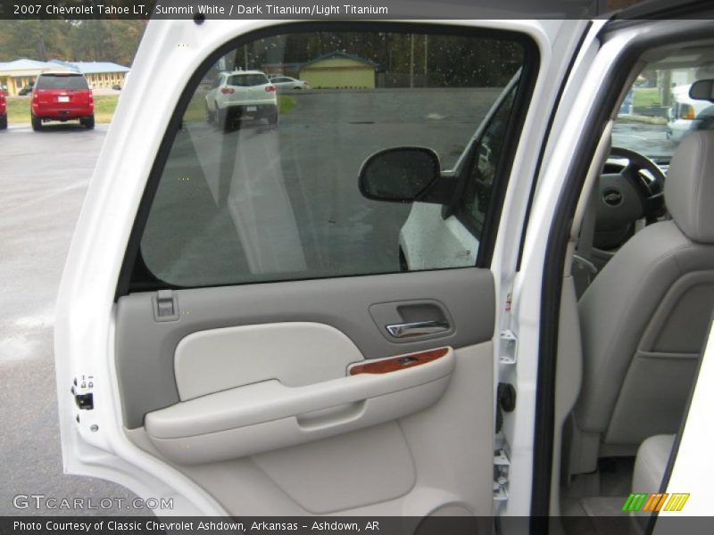 Summit White / Dark Titanium/Light Titanium 2007 Chevrolet Tahoe LT