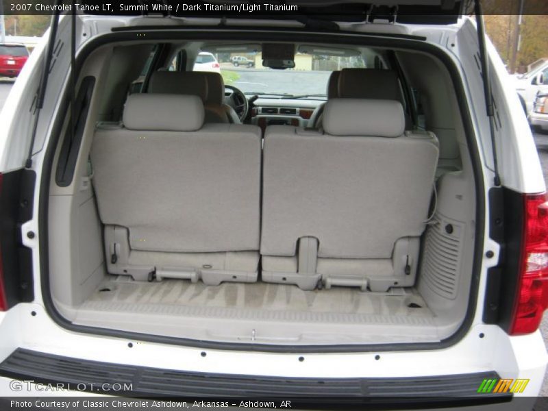 Summit White / Dark Titanium/Light Titanium 2007 Chevrolet Tahoe LT