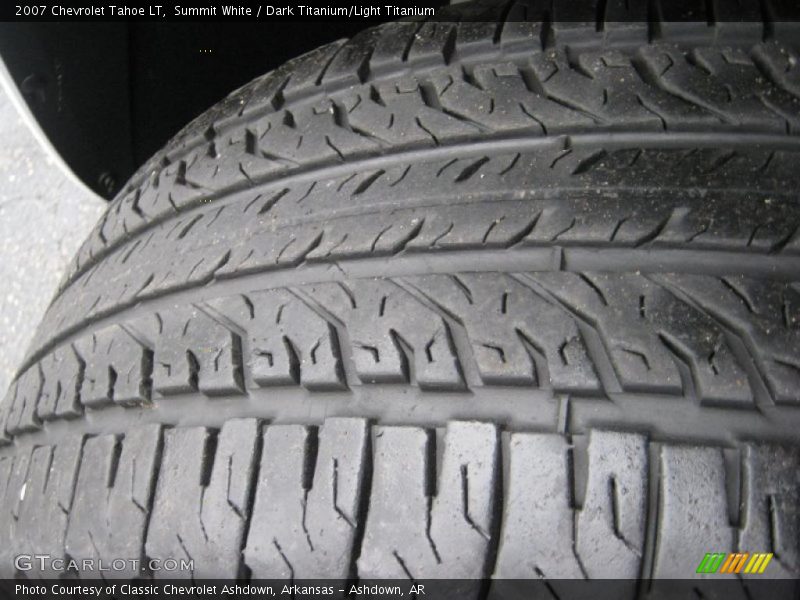Summit White / Dark Titanium/Light Titanium 2007 Chevrolet Tahoe LT