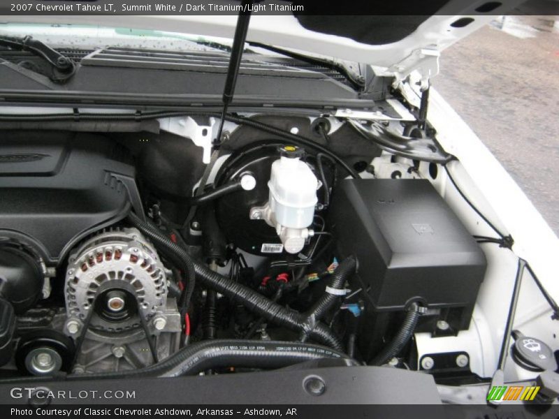 Summit White / Dark Titanium/Light Titanium 2007 Chevrolet Tahoe LT