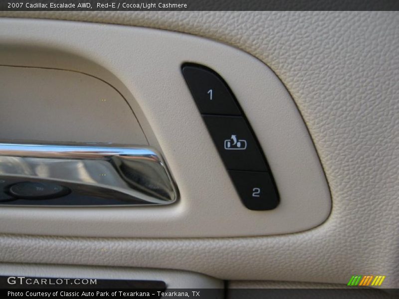 Red-E / Cocoa/Light Cashmere 2007 Cadillac Escalade AWD