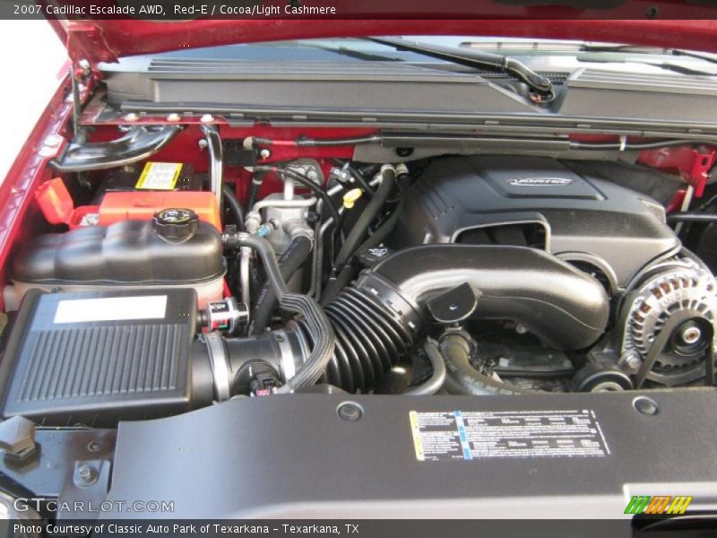 Red-E / Cocoa/Light Cashmere 2007 Cadillac Escalade AWD