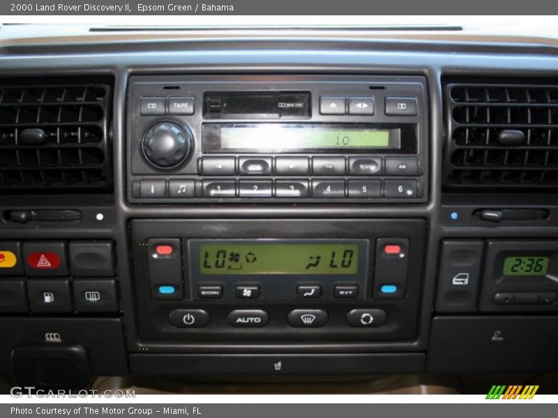 Controls of 2000 Discovery II 
